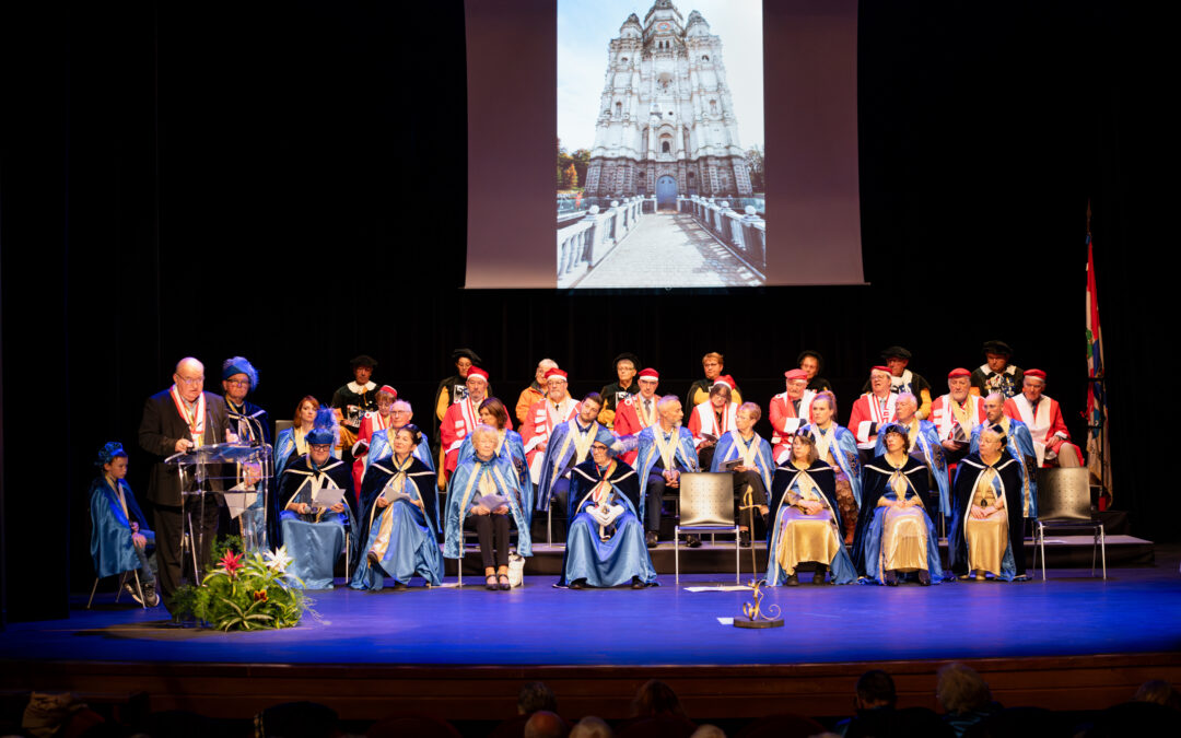 Neuf chevaliers de la promotion « Pont de la Fraternité »